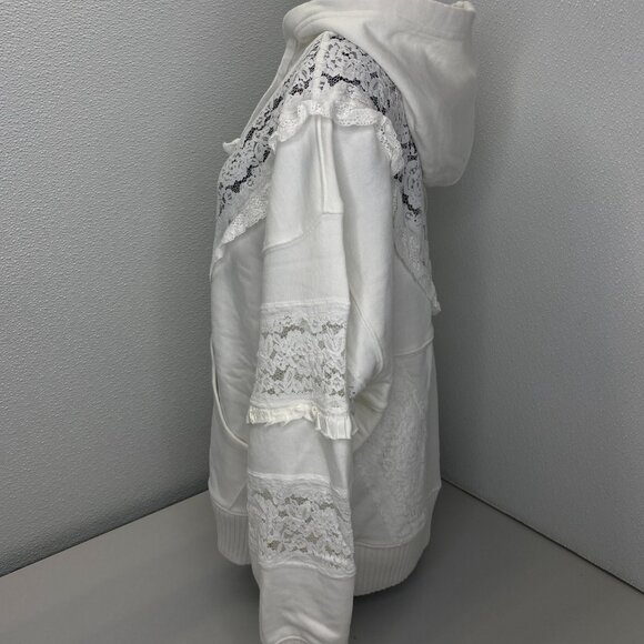 NEW FREE PEOPLE Women’s Studio Tunic Hoodie – Ivory – Size M - Picture 8 of 9